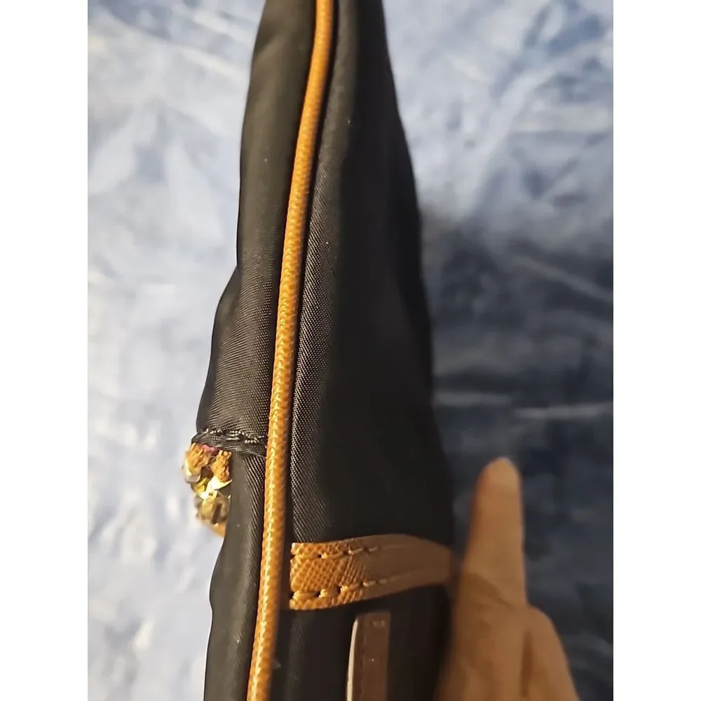 Michael Handbag Purse 32S5GKPC1C Kempton Swingpack‎ Black Nylon Bag Crossbody